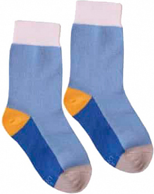 Носки детские для девочек Duna 472 р.12–14 голубой 