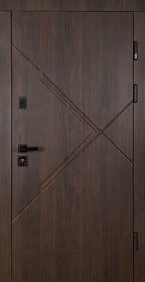 Двері вхідні Abwehr КТ1-460 (V) 096П Kale2 ЧФ 2050x960мм праві