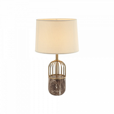 Настольная лампа Vio Concept by LUCEA Solen big 1x40 Вт E27 кофейный/античная латунь 80410-02-TB1-CW 