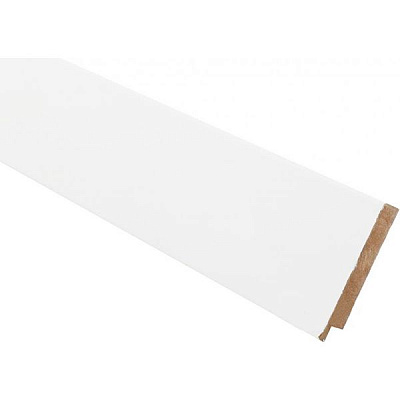Плинтус МДФ Итальянский белый 16х79х2440 мм 