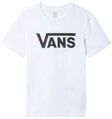 Футболка Vans WM_FLYING_V_CREW_TEE VA3UP4WHT р.XL белый