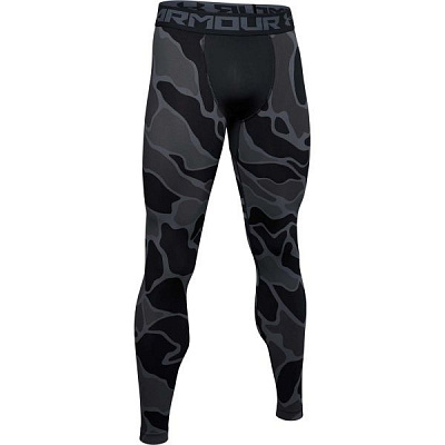 Лосины Under Armour HG Armour 2.0 Printed Leggings 1345298-002 L черный