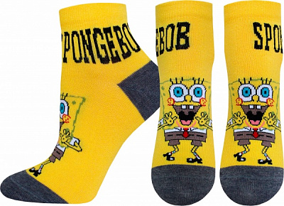 Носки женские Брестские 1146 Spongebob (укороченные) 445 р.25 желтый