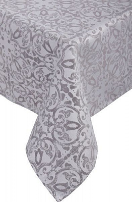 Скатерть Jacquard Шарм 140x240 см серый La Nuit 