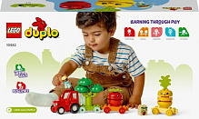 Конструктор LEGO DUPLO Трактор с овощами и фруктами 10982