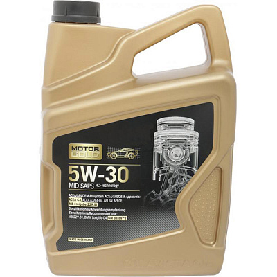 Моторне мастило Motor Gold MID SAPS SAE 5W-30 5 л
