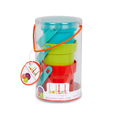 Ігровий набір Battat Кольорові відерця BT2716Z