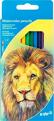 Олівці кольорові акварельні 12 шт. KITE
