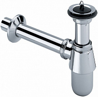 Сифон для умивальника Viega хром. бутыл., с/г, 1 1/4 х1 1/4. 366681