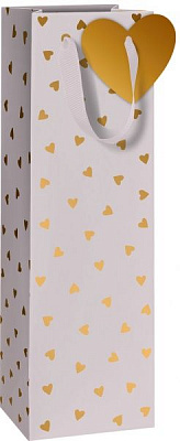 Пакет подарочный Ama light red 11x10.5x36 см STEWO