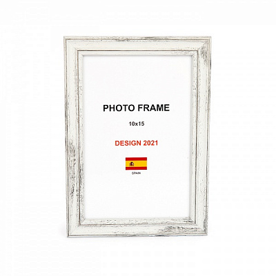 Рамка для фото 1 фото 10x15 см сірий прованс