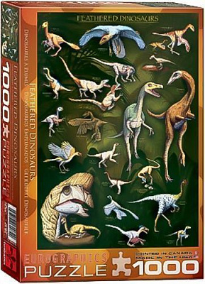 Пазл Eurographics Пернатые динозавры 6000-0072