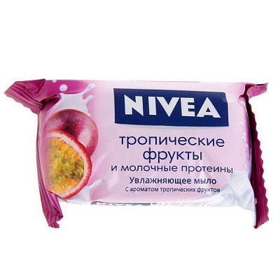 Мило Nivea Тропічні фрукти і молоко 90 г