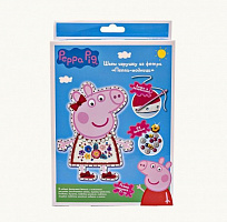 Аплікація Перо Шиємо іграшку з фетру Пеппа-модниця ТМ Peppa Pig 119561
