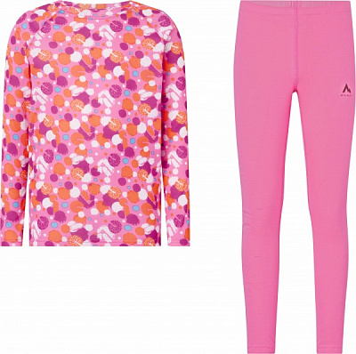 Комплект термобелья McKinley SET Yahto II/Yaal II jrs 294550-910915 р.140 розовый