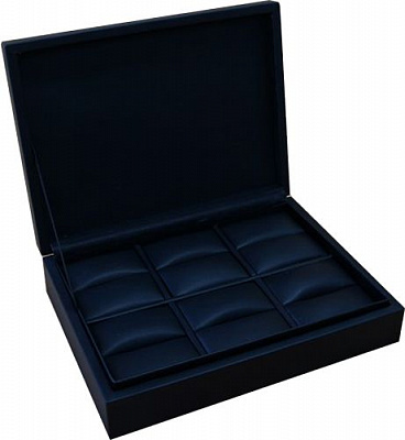 Скринька кейс на 6 вставок чорний 250x155x60