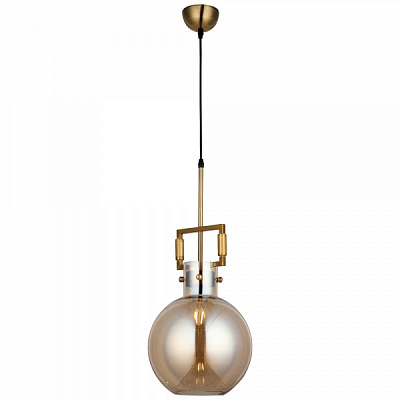 Люстра підвісна Vio Concept by LUCEA Lagos 1x40 Вт Е27 антична латунь 8140-01-PA1-AB