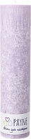 Свічка Циліндр пальмова фіолетова 6х26 см ТМ FAYNE