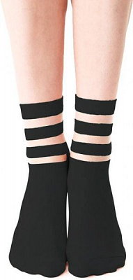 Шкарпетки жіночі Giulia WS2 Cristal 017 р. 36-38 чорний 1 пар