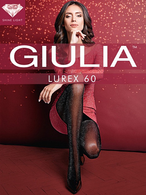 Колготки жіночі Giulia Lurex р. 3 60 den nero