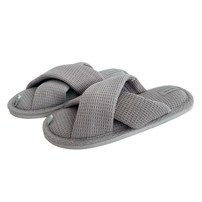 Тапки домашние Twins HS-VL вафельные (Х) 9225 р.36/37 серый 