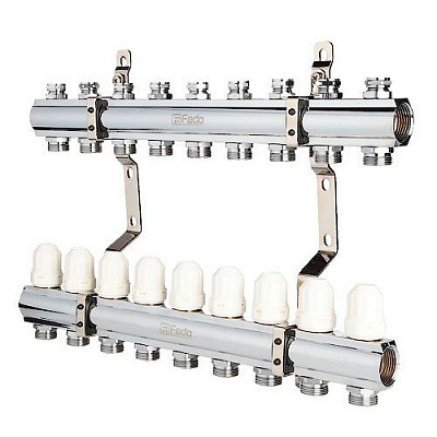 Коллектор FADO S.r.l с запорными клапанами 1