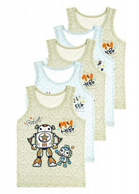 Майка детская для мальчика DONI 77673UR р.134-140 в ассортименте 