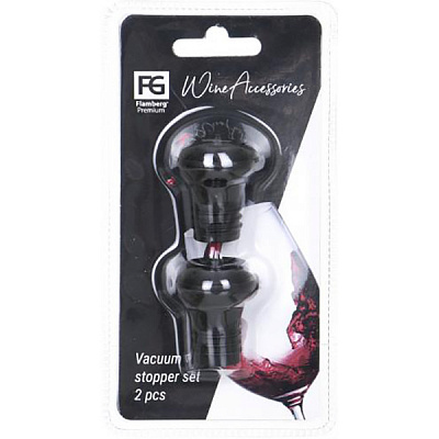 Набор вакуумных пробок для вина ZR814/2001 Flamberg