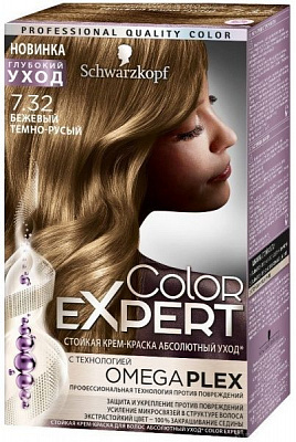 Крем-фарба для волосся Color Expert Color Expert 7-32 бежевий темно-русявий 121,8 мл