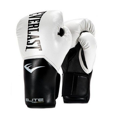 Рукавички тренувальні Everlast Elite Prostyle P00001197-8 8oz білий із чорним