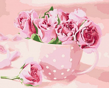 Картина по номерам Чайные розы Идейка 