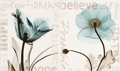 Картина на холсте Маки 55x80 см ТЕРРАВОЛ 