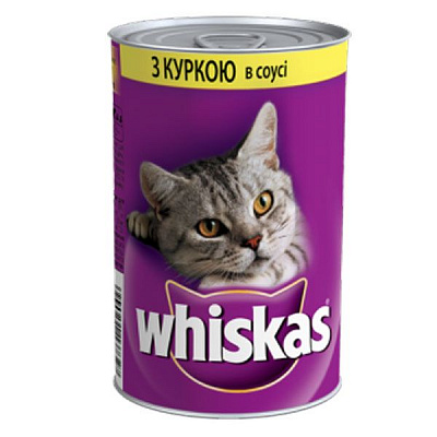 Корм Whiskas з куркою в соусі 400 г