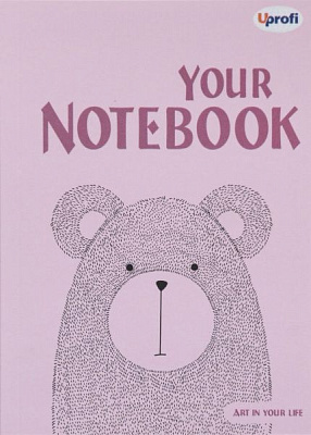 Книга для нотаток Artbook B6 light pink Uprofi plan