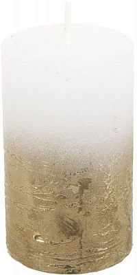 Свеча С-06 6х10 см золотая