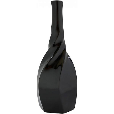 Ваза декоративная Eterna 0002 черная 38 см