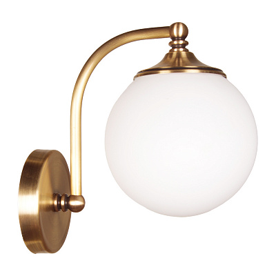 Бра Фабрика Світла Молекула 1x60 Вт E14 античная бронза/античное золото НББ 127-1х40-213