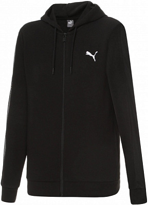 Джемпер Puma FULL ZIP HOODIE 53740601 р. XS черный