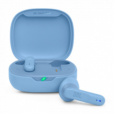 Гарнитура JBL Wave Flex Blue (JBLWFLEXBLU) 