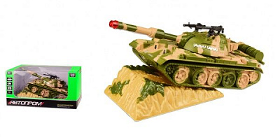 Автомодель Автопром Танк в асортименті 2202