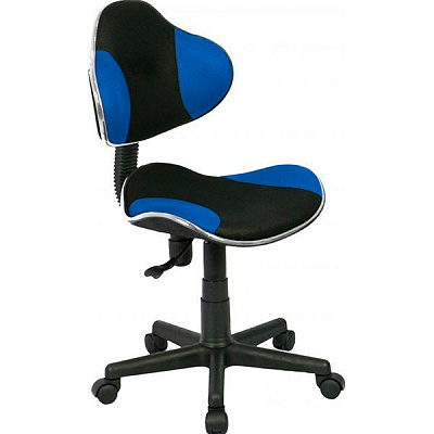 Крісло Сапфір ZY-1002 чорно-синій