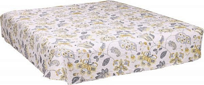 Покрывало Витербо 160x220 см UP! (Underprice) бежевый с белым 