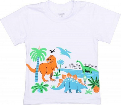 Футболка для мальчиков GABBI FT-21-4-3/1 р.86 белый 