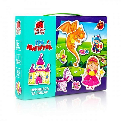 Гра магнітна Vladi Toys Принцеса та лицар VT3703-01