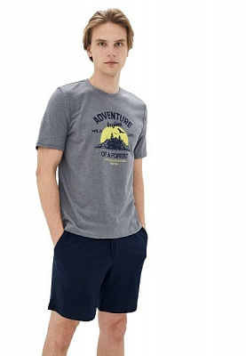 Костюм домашний мужской Роза 200208 р. L серо-синий 