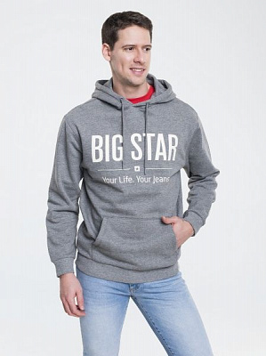 Джемпер BigStar ASHLYNO 154553903 р. L темно-сірий