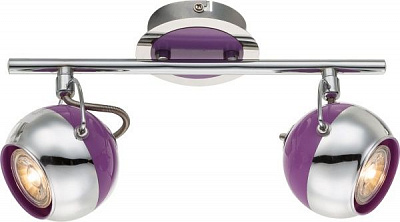 Спот Globo Splash 2x2 Вт GU10 фіолетовий 57887-2O