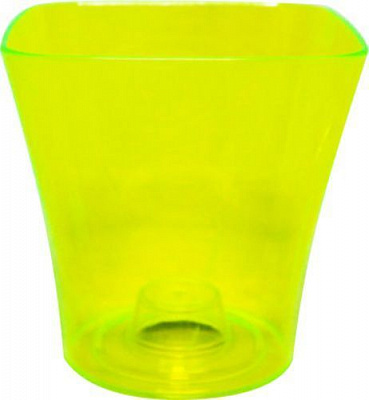 Кашпо для орхидей Орхидейница Orx15/7 круглый 1,5л желтый 