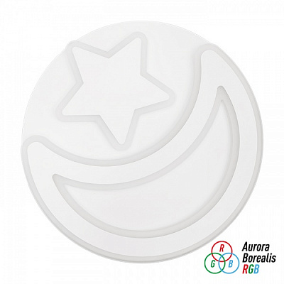 Світильник світлодіодний Hopfen Gipfel з пультом ДК+Aurora Borealis RGB 80 Вт 3000-6000 К HOPFEN GIPFEL