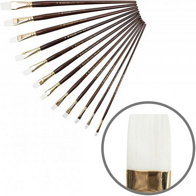 Кисть плоская Snow 1098F № 22 Kolos 